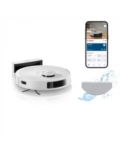 Robot Aspirapolvere senza Sacco Lava e Aspira 160 min 0.4L Bianco BCRC2W