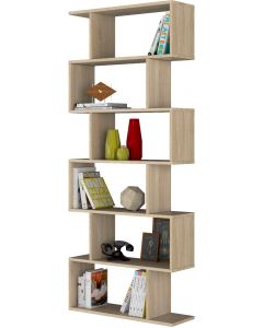 Libreria Scaffale Verticale legno 80x25x192h cm Rovere Athena