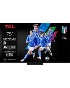 Smart TV 75&quot 4K Ultra HD QD-Mini LED Google TV Classe F Nero 75C79K