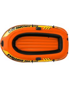 Canotto Gonfiabile Mare 2 Posti in PVC 196x102x33 cm Max 120 Kg 58356
