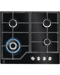 Piano Cottura 4 fuochi a Gas Larghezza 60 cm Piano Nero KGG64362K