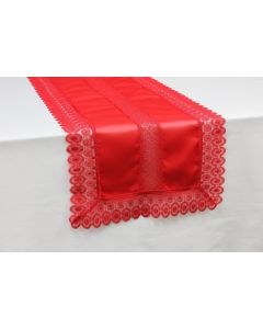 Runner Tavolo Centrotavola Natalizio Striscia 40x90 cm Rosso - SD121391