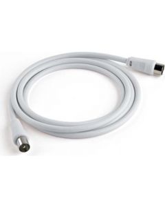 Cavo Coassiale 2 m 9.5 mm Bianco 497100 BA ANT2M