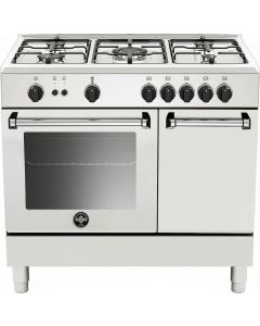 Cucina a Gas 5 Fuochi Forno a Gas 90x60 Bianco AMN9P5GBV24