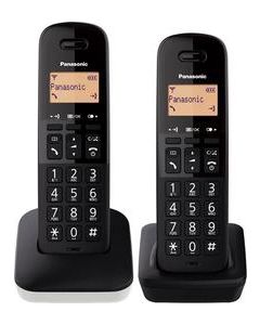 Telefono Cordless Duo 50 Memorie Display 1.4 Nero Bianco KX-TGB612JTW