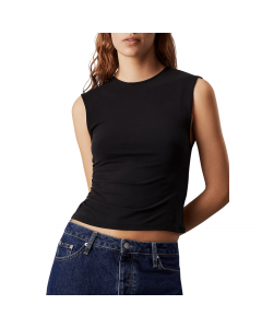 CALVIN KLEIN MODAL DETAIL SHORT SLEEVE TOP