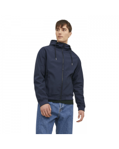 JACK JONES BASIC SOFTSHELL HOOD NOOS NAVY BLAZER