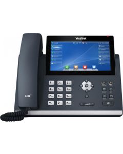 Yealink Telefono ip Grigio Led Wi-Fi SIP-T48U