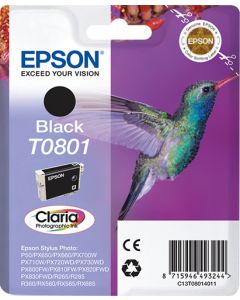 Cartuccia Originale Inkjet Compatibile Epson Nero - T080 - C13T08014011