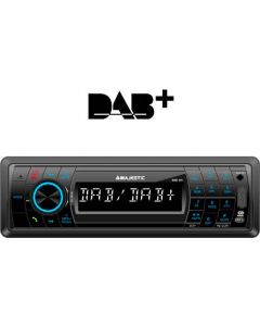 Autoradio Bluetooth 1 DIN Radio DAB+ Vivavoce 45W USB Nero DAB 443