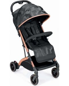 Compass 2.0 - Passeggino Leggero Compatto Pieghevole 0- 4 Anni Nero Arancio