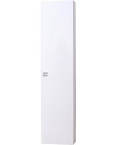 Colonna Bagno Sospesa Mobile 1 Anta 32x16x140h cm Bianco 153D/G