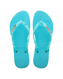 HAVAIANAS SLIM GLITTER FLOURISH