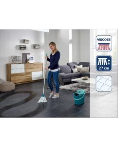 Mop per Pavimenti con Secchio da 12 Litri e Strizzatore - 56792