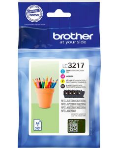 Cartuccia Inkjet Nero Ciano Magenta Giallo per MFC-J5330DW - LC-3217VAL