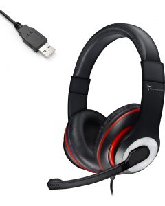 Cuffie Gaming, Microfono, Stereo, Colore Nero - MHS-U-001