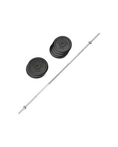 KIT PESISTICA BILANCIERE 180 CM + PACCO PESI 40 KG