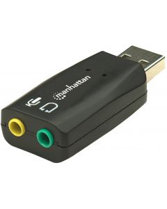 Adattatore DAC-879 USB 2.0 M/2 x 3.5 mm F Maschio/femmina Nero 150859