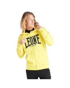 LEONE MAN FLEECE HOODY ZIPPED