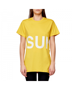 SUNDEK MAXI T-SHIRT IN COTONE ORGANICO CON STAMPA LOGO