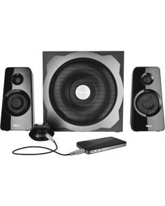 Casse per PC Mp3 Altoparlanti 2.1 Tytan Subwoofer 60W RMS Nero - 19019