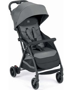 Giramondo - Passeggino Leggero Compatto Pieghevole 0- 4 Anni 0-22 Kg Grigio