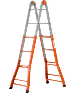 Scala Acciaio a Libretto Media Altezza mt. 3,80 - A0040