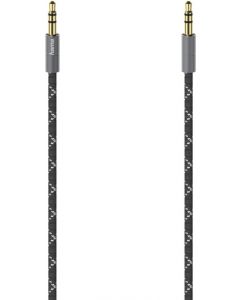 Cavo Audio 1,5 m jack 3,5 mm colore Nero, Grigio  - 00205130