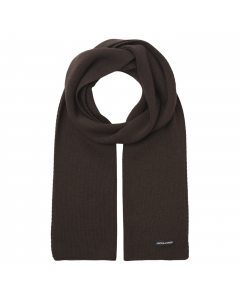 JACK JONES DNA KNIT SCARF NOOS CHOCOLATE TORTE