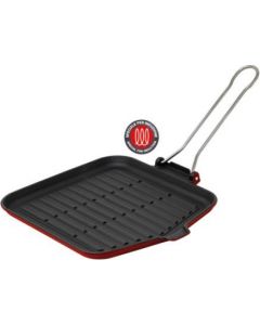 Dietella Bistecchiera in Ghisa Smaltata 24x24 cm per Induzione 0200I240GBS