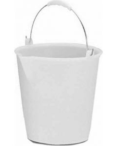 Secchio Con Becco Bianco lt 12 - 7250P3