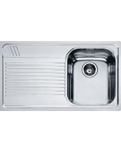 Lavello Cucina 1 Vasca Gocciolatoio sx 86 Cm Inox Armonia 101.0022.384