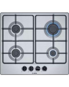 Piano Cottura 4 Fuochi a Gas 60 cm Inox PGP6B5B86 Serie 4