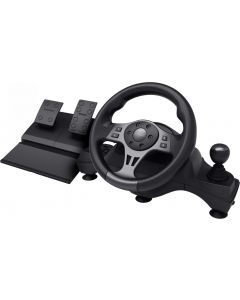 GXT 289 Movi Simulatore Guida Sterzo+Pedali USB Switch PS4 Xbox Nero 25122