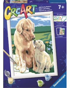 CreArt Retriever sul Prato da Dipingere Gioco Creativo 7+ Anni