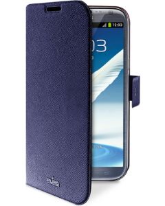 Custodia per Samsung Galaxy Note 2 Cover a Libro Blu GNOTE2BOOKSBLUE