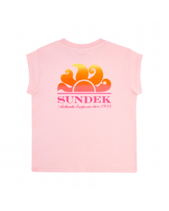 SUNDEK T-SHIRT CON LOGO DEGRADE'