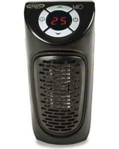 Termoventilatore Ceramico Stufa Elettrica 350W con Timer Nero mod. Mio