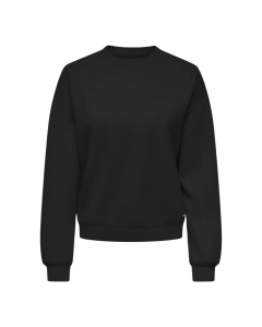 ONLY BRIELLE L/S O-NECK SWT BLACK/SILVER TAG