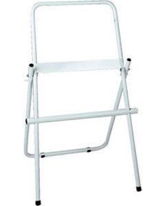 Porta Rotolo Carta Asciugamani a Pavimento Bianco cm 46 H.cm 96