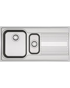 Lavello Cucina 1 Vasca e Mezzo Gocciolatoio Dx 100 cm Inox 101.0358.073