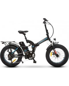 Bicicletta Elettrica Pieghevole e-bike 25 km/h 20&quot Blu - BiMax+ Blue