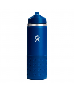 HYDRO FLASK 20 OZ WIDE MOUNTH STRAW LID AND BOOT STREAM