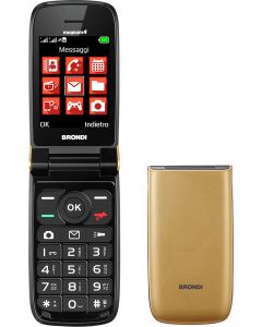 Smartphone Telefono Cellulare Clamshell colore Oro - Magnum 4 10278014