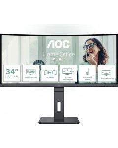 Monitor PC 34&quot UltraWide Quad HD 3440 x 1440 Pixel USB HDMI DP - CU34P3CV